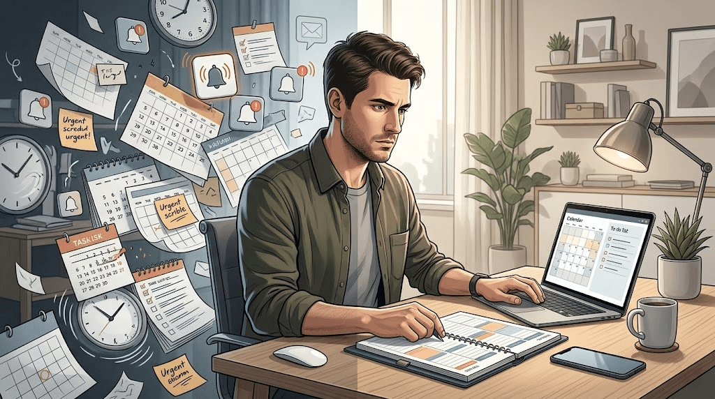 Gestion du temps freelance : pourquoi votre agenda vous sabote (et comment reprendre le contrôle)